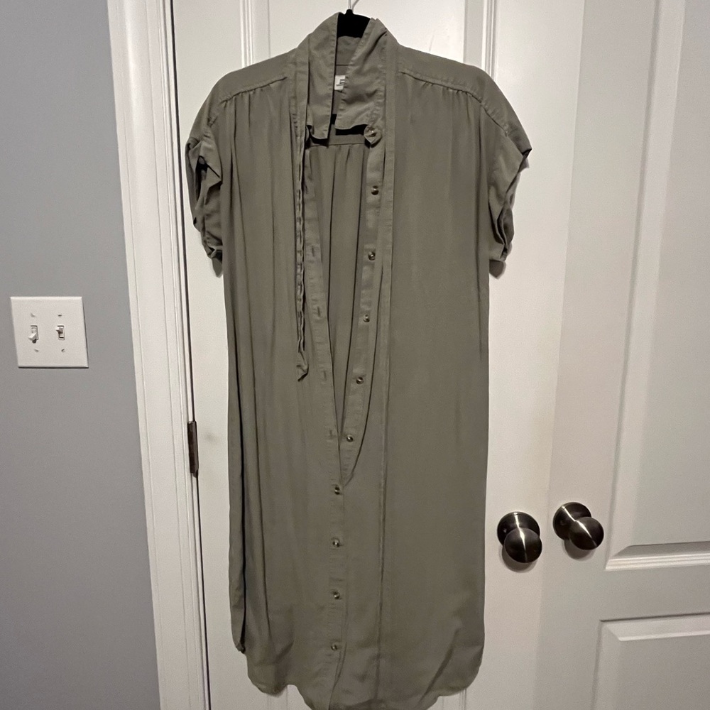 Green shirt dress - Thread Supply